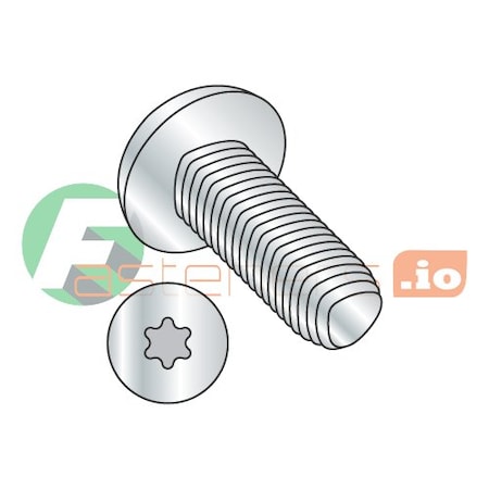 Newport Fasteners Thread Forming Screw, #4-40 x 3/8 in, Zinc Plated Steel Pan Head Torx Drive, 10000 PK 994187